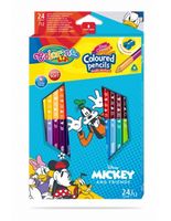 Creioane colorate cu două capete - Colorino Disney Mickey Mouse