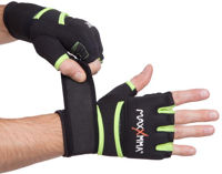 Одежда для спорта SUHS 12153 manusi pt box cu bandaje S-M BO-0840