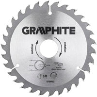 Диск отрезной Graphite 57H660 Disc circular pentru lemn, 160x30mm, 30 dinti