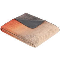 Домашний текстиль Ibena 2405/820 Jacquard Decke Luena Dark grey/orange