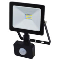 Reflector Vivalux 75521 Proiector LED cu senzor, 10W, 6400K, 800Lm, negru, IP44, NYX (VIV003973)