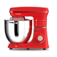 Миксер Decakila KEMX017R 1400W, Red/Inox
