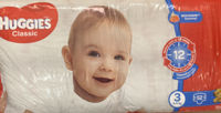 Подгузники Huggies Classic Jumbo 3 (4-9 кг), 52 шт