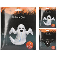 Декор Promstore 53741 Set Baloane Halloween, 3buc, folie de aluminiu