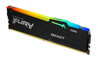 32GB DDR5-5200MHz  Kingston FURY Beast RGB (KF552C40BBA-32), CL40-40-40, 1.25V, Intel XMP 3.0, Black