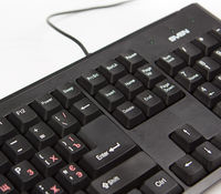 Keyboard SVEN Standard 303 Power, Traditional layout, Power control keys, Quiet, Black, USB+PS/2