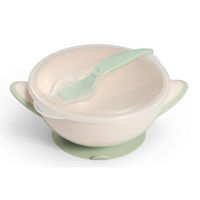 Посуда для кормления BabyOno 1063/07 Farfurie cu lingura menta