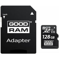 Флэш карта памяти GoodRam M1AA-1280R12, Micro SD Class 10 + adapter