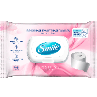 Влажная туалетная бумага Smile (44 шт)