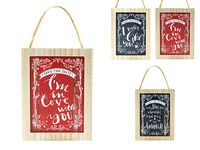 Decor suspendabil Valentine 21X15cm "Rama cu inscriptie"