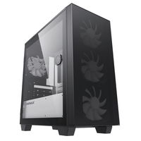 Case mATX GAMEMAX Aero Mini ECO, w/o PSU, 4x120mm, Front Mesh, TG, USB 3.0, Black