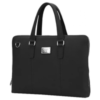 15.6" NB Bag - CONTINENT CL-105 BK, Black, Briefcase, Natural Leather