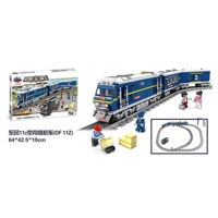Set de construcție Richi 64671 Cale Ferata albastra (16K)
