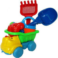 Игрушка Promstore 32125 Набор игрушек для песка в машине 5ед, 25x15cm