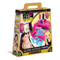 Набор для творчества Clementoni Set pentru tatuaje cu sclipici Crazy Chic (18513)
