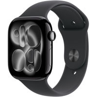Смарт часы Apple Watch Series 11 GPS 42mm Jet Black Aluminium Case with Black Sport Band - M/L MEQU4ET/A