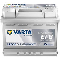 Автомобильный аккумулятор Varta 60AH 640A(EN) клемы 0 (242x175x190) S6 005 EFB (Prof DP) (932060064K312)