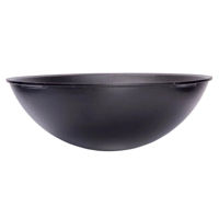 Tigaie Sote ST-68 Tigaie WOK din fontă Surel, 35cm, Negru