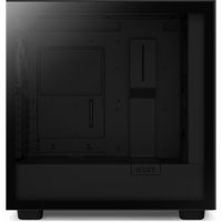 Case ATX NZXT H7 Flow, 2xUSB 3.2, 1xType-C, 2x120mm, Tempered Glass, Mesh Freont, Black