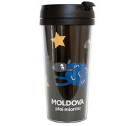 Кружка-термо – Moldova plai mioritic (black)