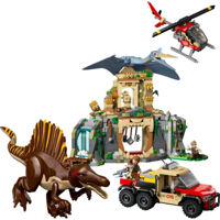 Set de construcție Lego 76976 Spinosaurus & Quetzalcoatlus Air Mission