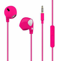 Căști cu fir Puro IPHF21PNK Twist Shock Pink