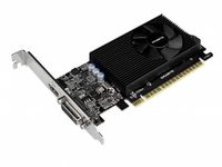"VGA Gigabyte GT730 2GB GDDR5 Low Profile //  GeForce® GT 730, 2GB DDR5, 64 bit, Engine 902MHz, Memory 5000MHz, Active Cooling, DVI-I *1, HDMI *1, Low profile bracket included"