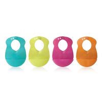 Tommee Tippee слюнявчик с кармашком RollGo, 6+мес