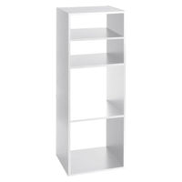 Офисный стеллаж 5five 51867 Полка 34,5x32x100,5см, 2+2 полки, белая