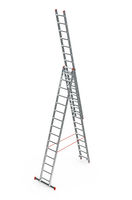 Трехсекционная алюминиевая лестница 3X10 2.74/4.6/6.52 м