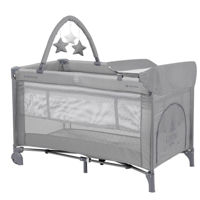 Манеж Kikka Boo 31003010128 Patut pliabil cu 2 niveluri So Gifted Plus Grey