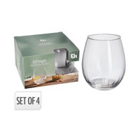 Посуда для напитков Excellent Houseware 55650 Set pahare pentru bauturi Mirage 420ml, 10cm (4buc)