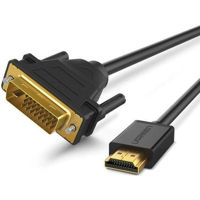 Переходник для IT Ugreen 10135, HDMI to DVI 1080P@60Hz 2M HD106, Black