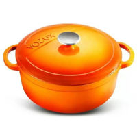 Кастрюля Voeux Kitchenware CST-102 astron din fontă 28cm, Amusant