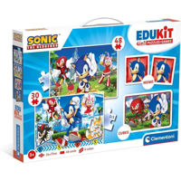 Пазл Clementoni Puzzle 4in1 Sonic Edukit (18318)