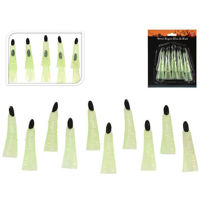 Декор Promstore 53721 degete fluorescente 10 buc pentru Halloween