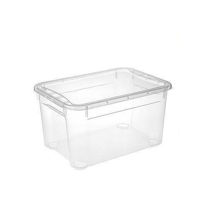 Короб для хранения Бытпласт 46794 с крышкой Econova Cristal 16l, 38.9x27.5x21.5cm