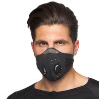 Masca protectie fata windproof MS-0299 neoprene( black) (3837)