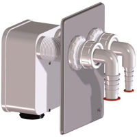 Аксессуар для систем отопления Hutterer & Lechner Bloc sifon HL 4000.2 la sifon HL4000.2 pentru conectarea a 2 masini de spalat