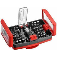 Set de tubulare, bite, duze Force 2311 Set biți 1/4" cu clemă de curea, 31 buc