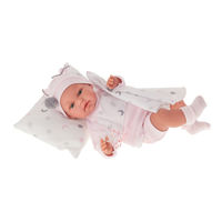 Doll Thonet pentru sugari cu pătură și pernă, 34 cm Cod 7044