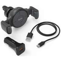 Încărcător pentru automobil Hama 187241 FC-10 Flex-Set Wireless Car Charger