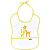 Bavețică BabyJem 030 Baveta cu buzunar Poly Small Bib Galben