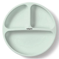 Посуда для кормления BabyOno 1482/03 Placa de silicon cu ventuza (verde)