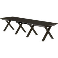 Masă Deco Madrid Black Top+Black Legs 160*100+50+50+50+50