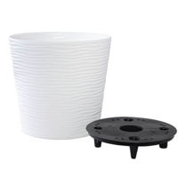 Цветочный горшок Aleana 115086 со вставкой Fiujin d12x11 см Алеана