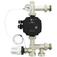 Насосная группа Itap 949C Комплект для смешивания для пола D1" с насосом Grundfos (UPM3S AUTO 25-60 130 ZZZ)