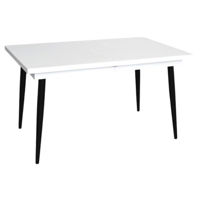 Стол Evelin di Costacurta DT-433-3B, 130х(170/210)83х76см, Каркас/Опоры: Металл Черный