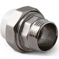 Запорная арматура Wavin Голландский PPR p/m M 40x11/4 (02179)