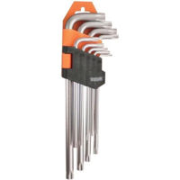 Set de unelte de mână Gadget tools 390151 Set chei cu profil TORX (fără gaură), TX10-TX50, 9 buc